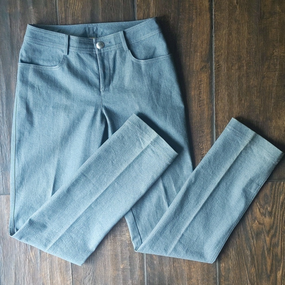 SoCa by St. John Gray Denim Ankle Pants - Women's 0